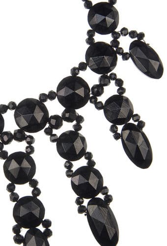 Ca. 1880 - Jet Necklace Whitbyjet England - Image 4