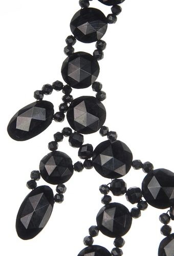 Ca. 1880 - Jet Necklace Whitbyjet England - Image 5