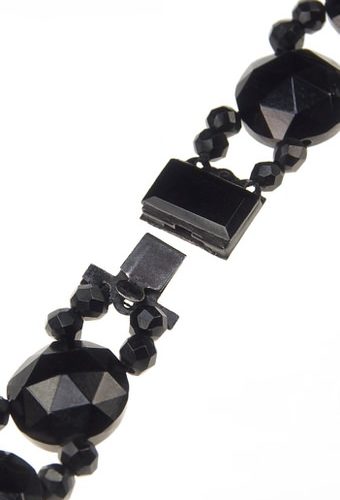 Ca. 1880 - Jet Necklace Whitbyjet England - Image 6