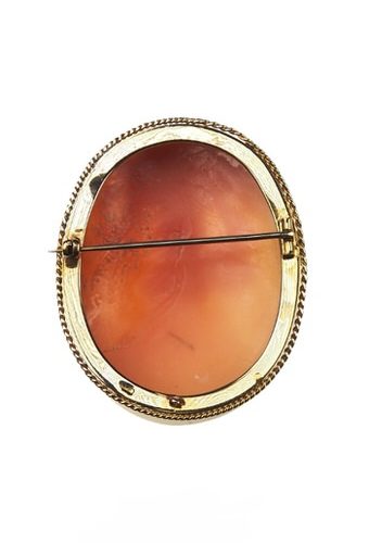 Ca. 1880 - Cameo Brooch Shell England - Image 4