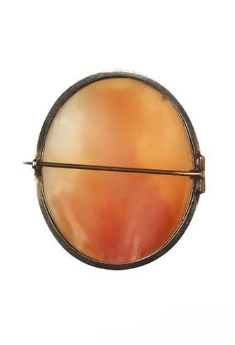 Ca. 1870 - Cameo Brooch Shell England - Image 4