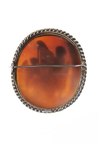 Ca. 1880 - Cameo Brooch Shell England - Image 5