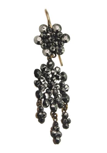 Ca. 1840 - Cut Steel / Gold Earrings of Victorian England - Image 4