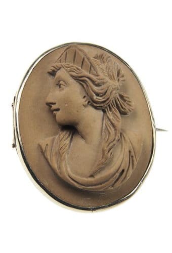 Ca. 1850 - Lava Set Bracelet, Brooch & Earrings Italy - Image 3