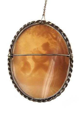 Ca. 1880 - Cameo Brooch Shell England - Image 4