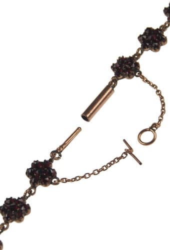 Ca. 1880 - Garnet Necklace - Image 5