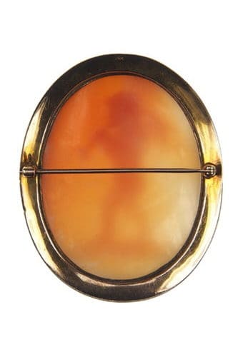 Ca. 1880 - Cameo Brooch Shell Victorian England - Image 4