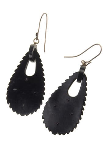 Ca. 1860 - Vulcanite Earrings Victorian England - Image 5