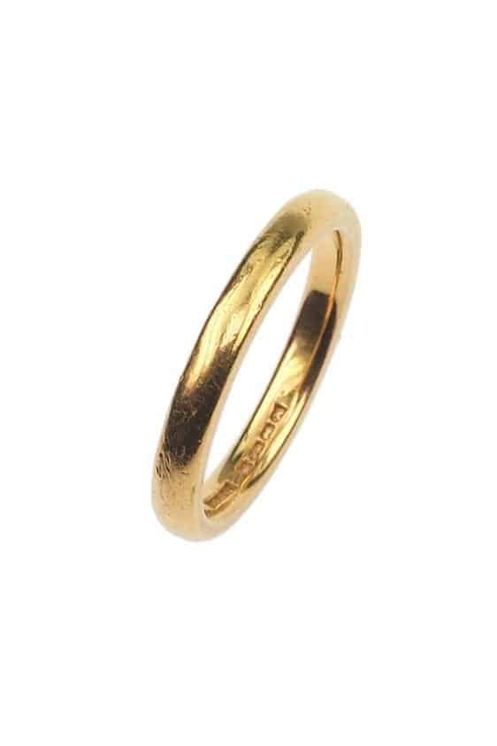 Dated 1947 – 22 ct. Gold Wedding band, Made in Birmingham England ...