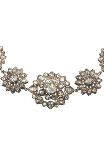 ** SOLD ** Ca. 1820 - Dutch Diamond Necklace with Jewelry appraisal! - Image 3