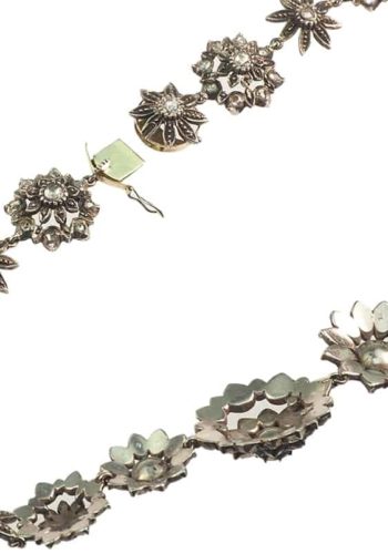 ** SOLD ** Ca. 1820 - Dutch Diamond Necklace with Jewelry appraisal! - Image 7