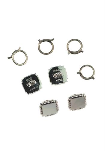 Dated 1953 - Tails set / Cufflinks in Original box, 9 ct. White-gold & Mother-of-pearl, Birmingham England - Image 5