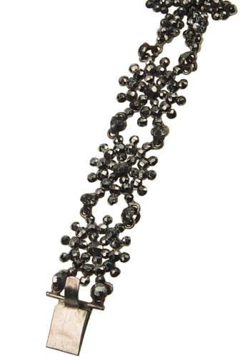 Ca. 1840 - Early Victorian English Cut Steel Bracelet - Image 4