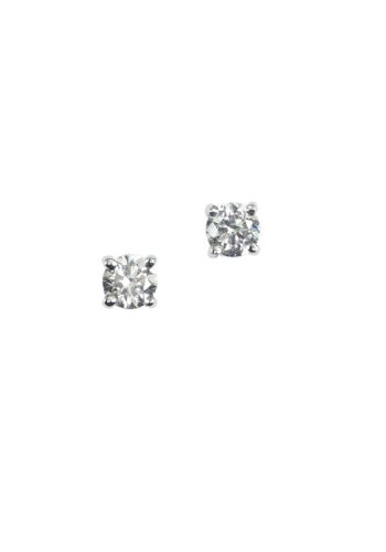 Ca. 1990 - Vintage Diamonds Earrings made of 18k White-gold - Image 3