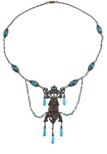 Ca. 1925 - Necklace Egyptian Revival - Image 4