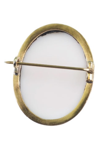 Ca. 1880 - Brooch Conch Shell Cameo England - Image 4