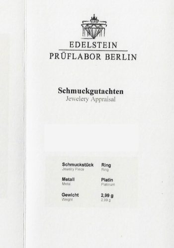 Ca. 1950 - Vintage Engagement ring yellow Single carat, incl. Gemstones certificate! - Image 9