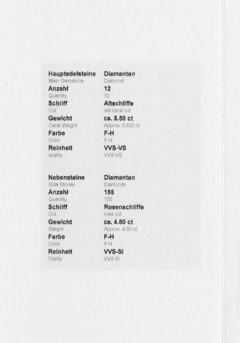 Ca. 1900 - Rosegold & Silver Diamondsbracelet Dutch, incl. Gemstones certificate! - Image 7