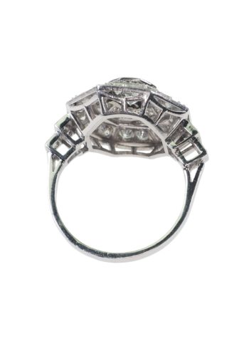 Ca. 1950 - 18K Gold Diamondsring with Brilliants, Jewelry appraisal! - Image 5