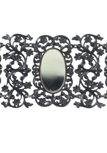 Ca. 1825 - Berlin Iron Bracelet with polished Steel plates - Image 4