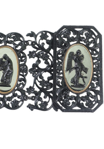 Ca. 1825 - Berlin Iron Bracelet with polished Steel plates - Image 5