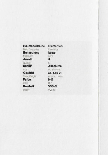 ** SOLD ** Second hand - Five stones Diamond ring, incl. Gemstones certificate! - Image 6