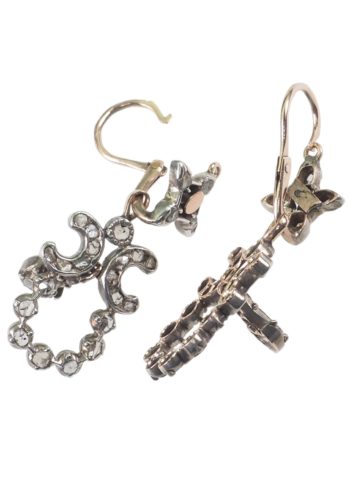 Ca. 1850 - Italian Diamonds Earrings - Image 6