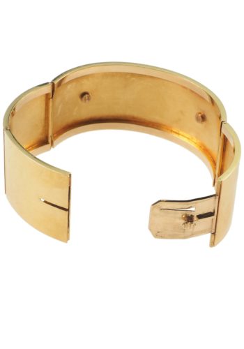 Ca. 1865 - French Gold Bangle with Pearls & Rubies - Image 7