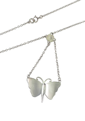 Ca. 1910 - "Charles Horner Halifax" Silver Necklace with Enamel - Image 5