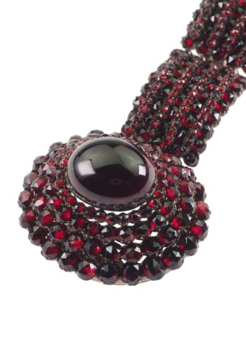 ** SOLD ** Ca. 1860 - Bohemian Garnet Bracelet from Austro-Hungarian - Image 4