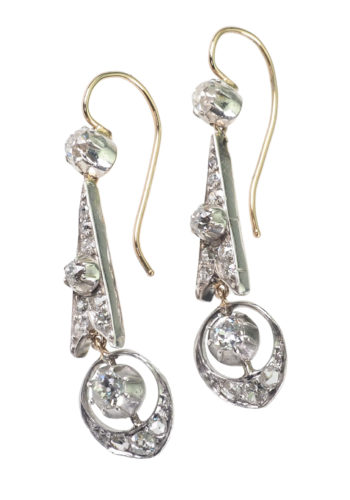 Ca. 1920 - Dutch Art déco Diamonds Earrings, Jewelry appraisal! - Image 4