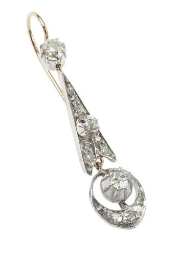 Ca. 1920 - Dutch Art déco Diamonds Earrings, Jewelry appraisal! - Image 3