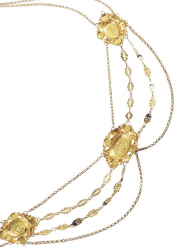 Ca. 1800 - 18 Carat Gold "Collier Esclavage", French - Image 7
