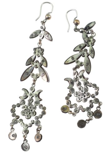 Ca. 1830 - Cut Steel Earrings from Georgian - Image 4