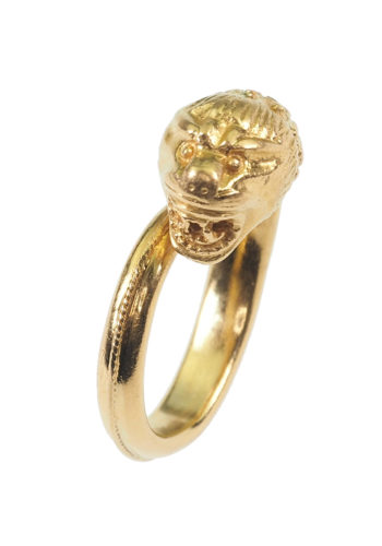 Ca. 1960 - "Lion head" Vintage 22K Goldring - Image 3