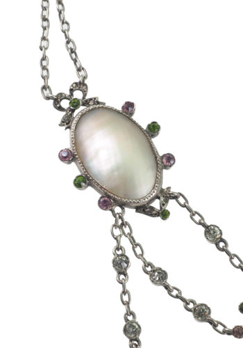 Ca. 1910 - Suffragettes Necklace made of Sterling Silver - Image 4