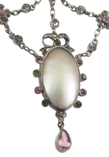 Ca. 1910 - Suffragettes Necklace made of Sterling Silver - Image 5