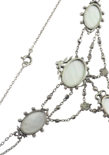 Ca. 1910 - Suffragettes Necklace made of Sterling Silver - Image 6