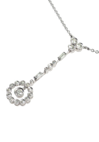 Ca. 1930 - Dutch Art déco Diamonds necklace - Image 3