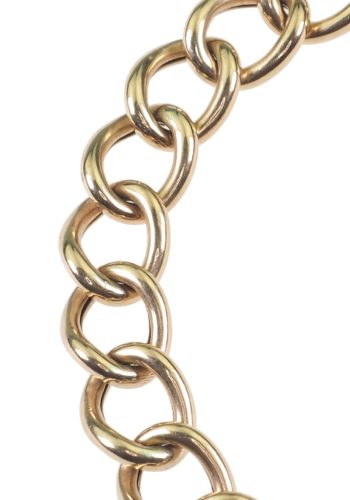 Dated 1965 - Vintage Gold bracelet with Padlock closure - Image 3