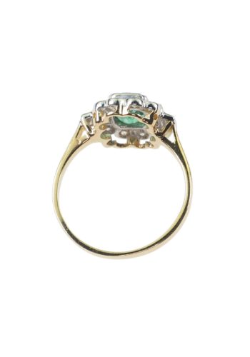 ** SOLD ** Ca. 1960 - Vintage Emeraldring / Engagement ring - Image 5