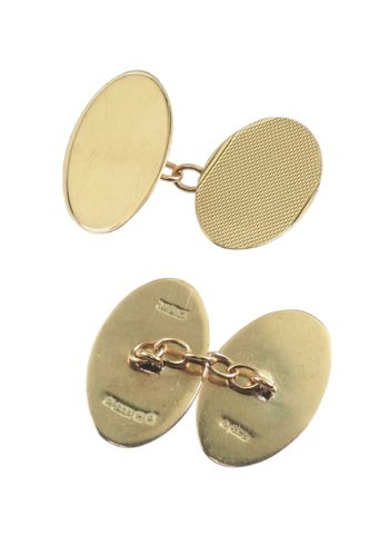 Dated 1963 - 9 Carat Gold Cufflinks - Image 3