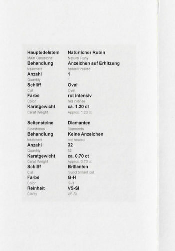 Dated 1963 - Vintage 18K Rubyring / Engagement ring, with Jewellery Appraisal! - Image 6