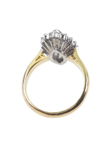 ** SOLD ** Dated 1988 - Vintage Diamondsring incl. Gemstones certificate! - Image 5