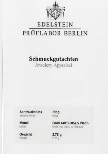 ** SOLD ** Ca. 1930 - Dutch Diamond Engagement ring Jewelry appraisal! - Image 7