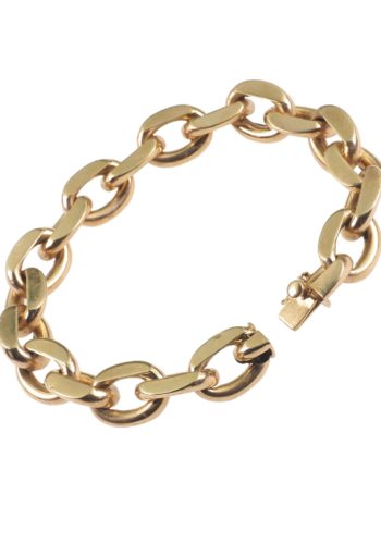 Ca. 1970 - Italian Gold bracelet, Vintage - Image 4