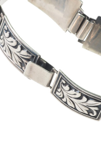 Ca. 1930 - Art déco Silver bracelet, Danish - Image 3
