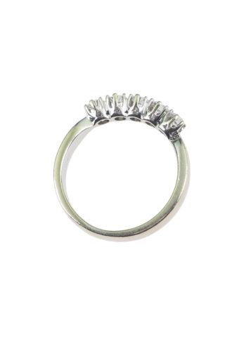 Ca. 1980 - Five Stone Brilliant ring from Alfieri & St. John - Image 4