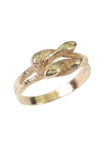 Ca. 1900 - Snakes Goldring from Germany - Image 3