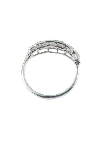 Ca. 1920 - Art déco Five Stone Engagementring - Image 5